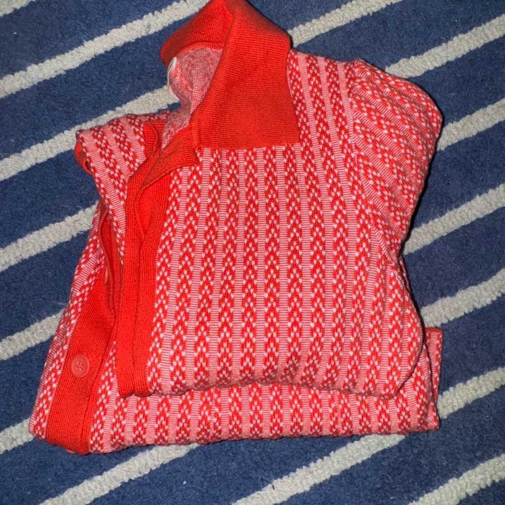Red Button-Up Dress - Picture 7 of 7